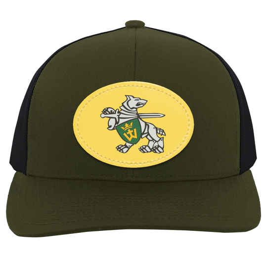 Iron Wolf Mindaugas - Trucker Snap Back - Oval Patch - Lithuania Strong