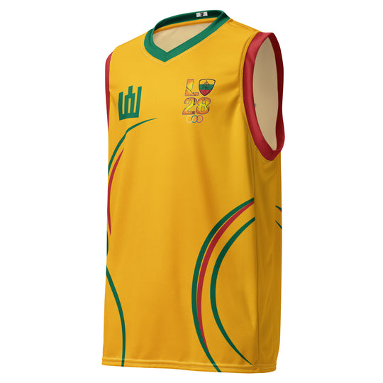 LA28 Olympics Lithuania Strong Basketball Jersey - Lithuania Strong