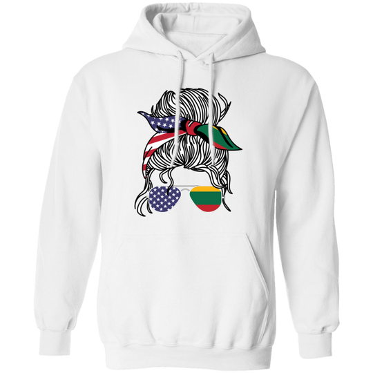 Laisve Freedom Woman - MenWomen Unisex Comfort Pullover Hoodie - Lithuania Strong