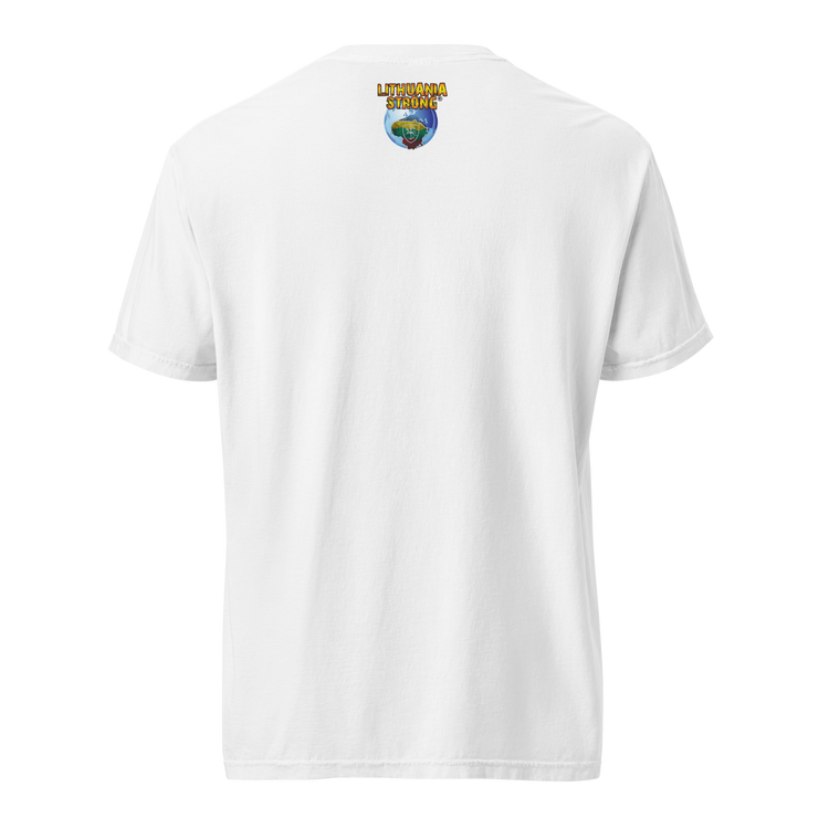 Lietuva Basketball - MenWomen Unisex Soft-Washed Comfort Cotton Short Sleeve T-Shirt - Lithuania Strong