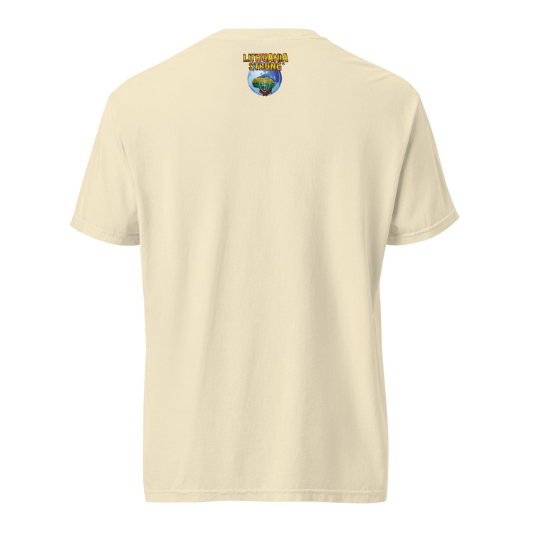Lietuva Basketball - MenWomen Unisex Soft-Washed Comfort Cotton Short Sleeve T-Shirt - Lithuania Strong