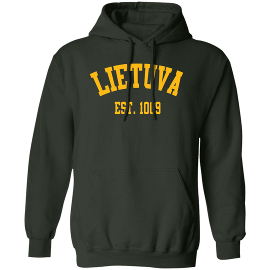 Lietuva Est. 1009 - MenWomen Unisex Comfort Pullover Hoodie - Lithuania Strong
