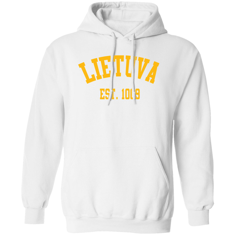 Lietuva Est. 1009 - MenWomen Unisex Comfort Pullover Hoodie - Lithuania Strong