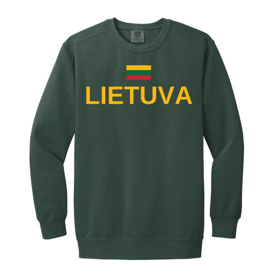 Lietuva Jersey - MenWomen Unisex Soft-Washed Crewneck Sweatshirt - Lithuania Strong