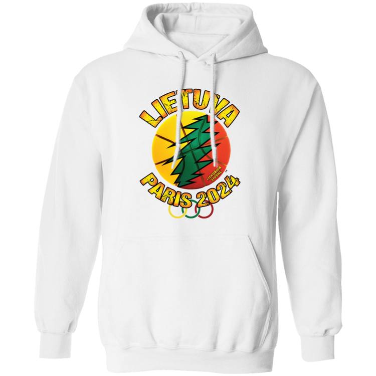 Lietuva Paris 2024 - MenWomen Unisex Comfort Pullover Hoodie - Lithuania Strong