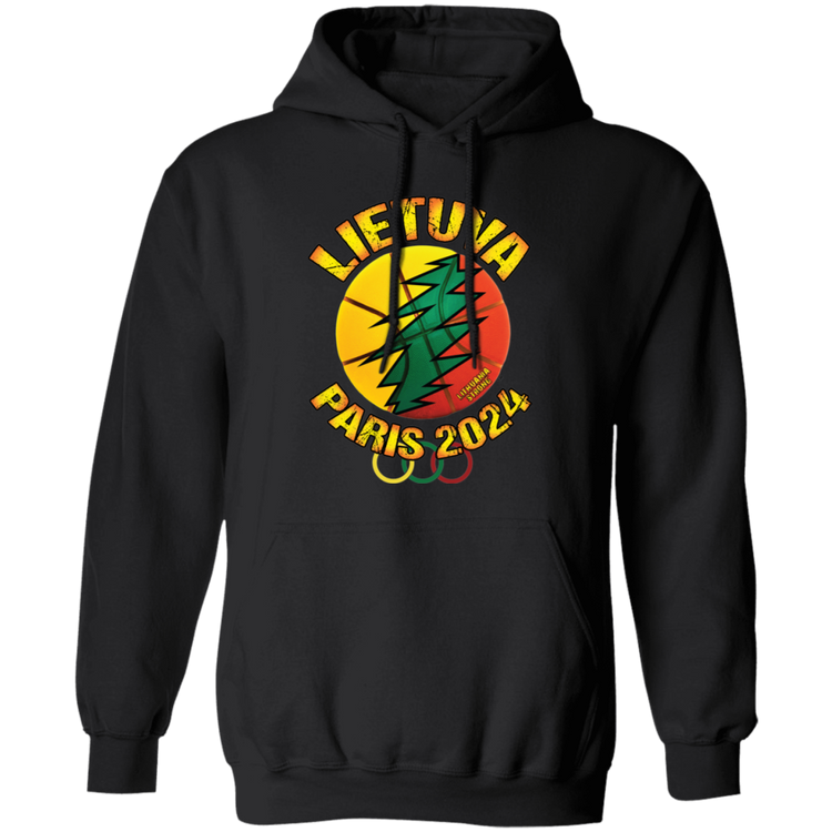 Lietuva Paris 2024 - MenWomen Unisex Comfort Pullover Hoodie - Lithuania Strong