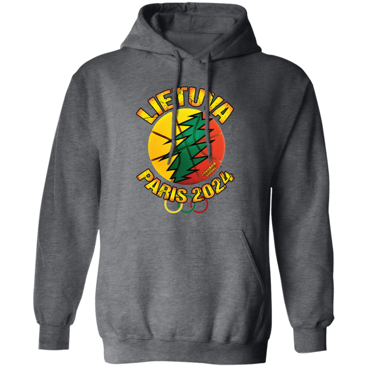 Lietuva Paris 2024 - MenWomen Unisex Comfort Pullover Hoodie - Lithuania Strong