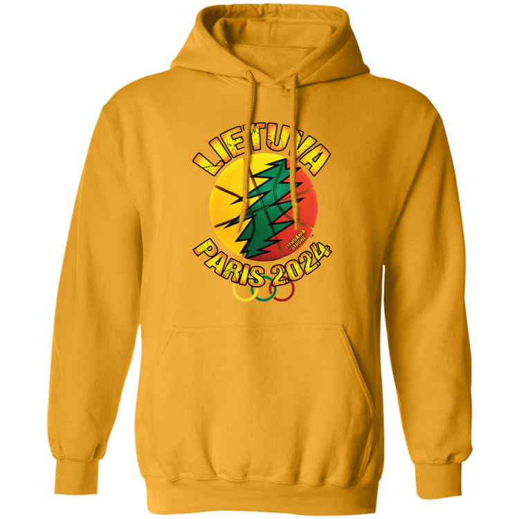 Lietuva Paris 2024 - MenWomen Unisex Comfort Pullover Hoodie - Lithuania Strong