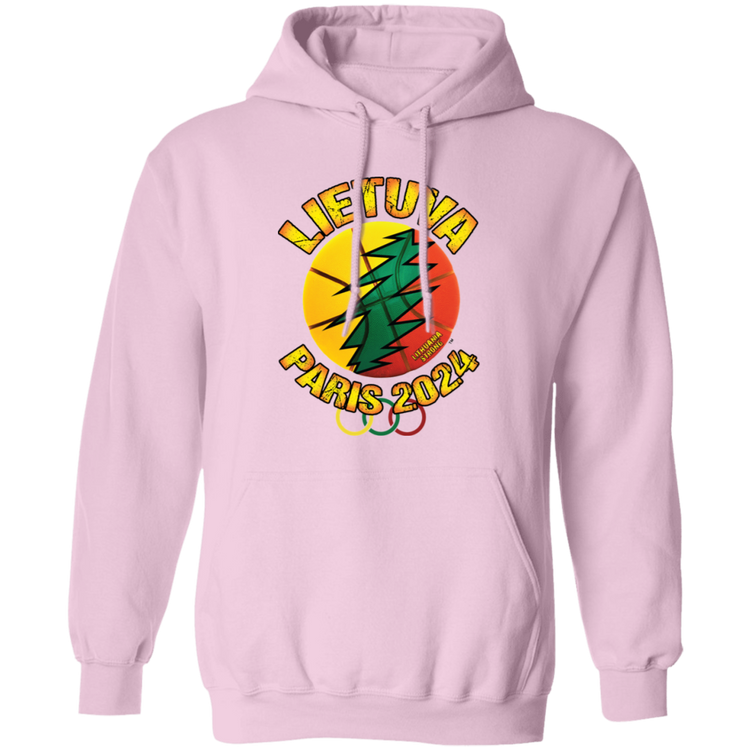 Lietuva Paris 2024 - MenWomen Unisex Comfort Pullover Hoodie - Lithuania Strong