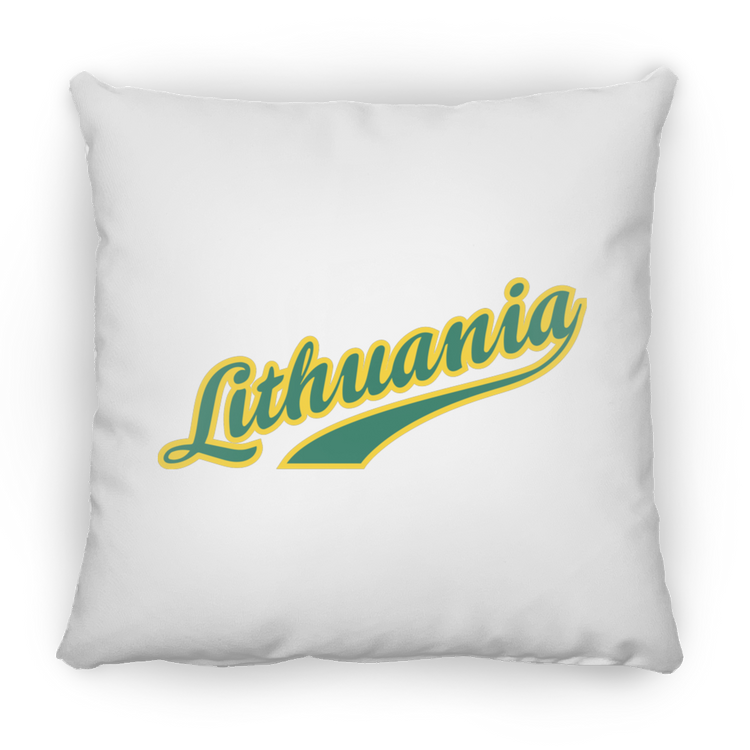 Lithuania - Large Square Pillow - Lithuania Strong