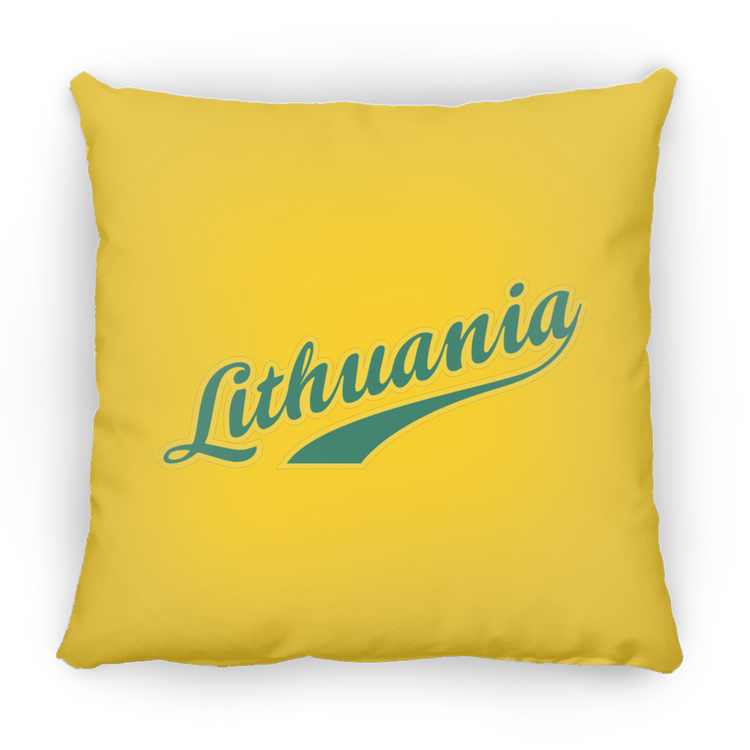 Lithuania - Large Square Pillow - Lithuania Strong