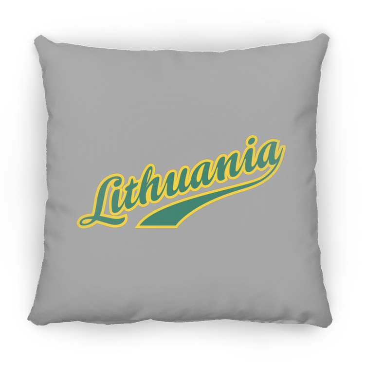 Lithuania - Large Square Pillow - Lithuania Strong
