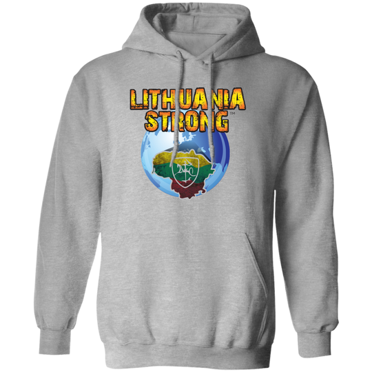 Lithuania Strong - MenWomen Unisex Comfort Pullover Hoodie - Lithuania Strong