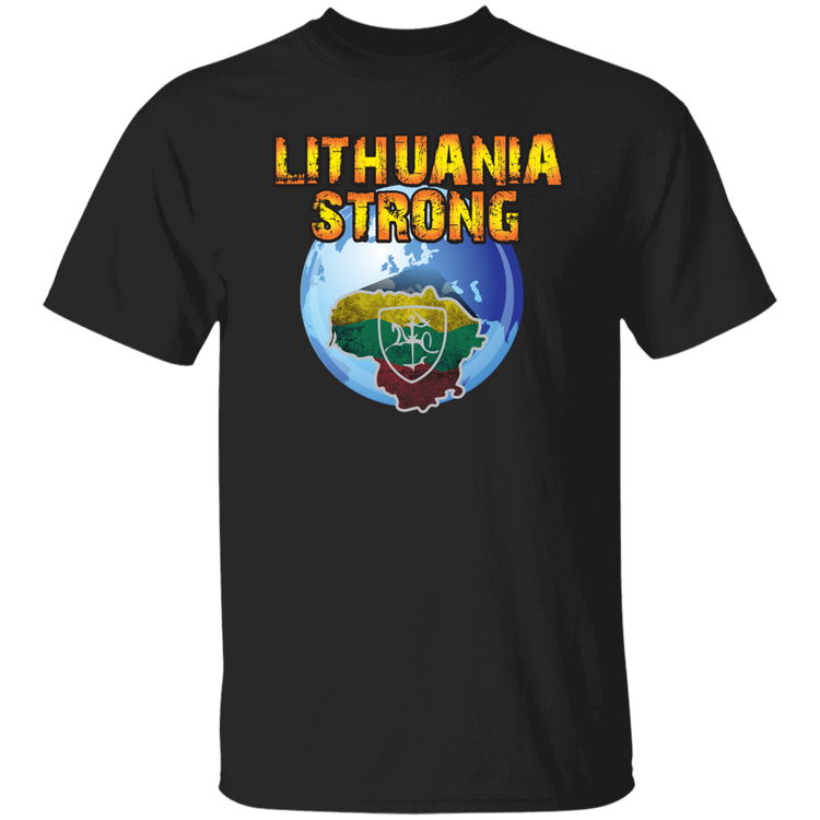 Lithuania Strong - Mens Classic Short Sleeve T-Shirt - Lithuania Strong