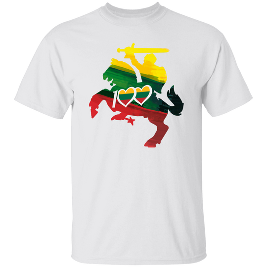 Lithuanian Knight 100 - Mens Classic Short Sleeve T-Shirt - Lithuania Strong