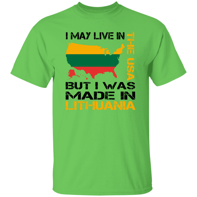 Made in Lithuania - Mens Classic Short Sleeve T-Shirt - Lithuania Strong