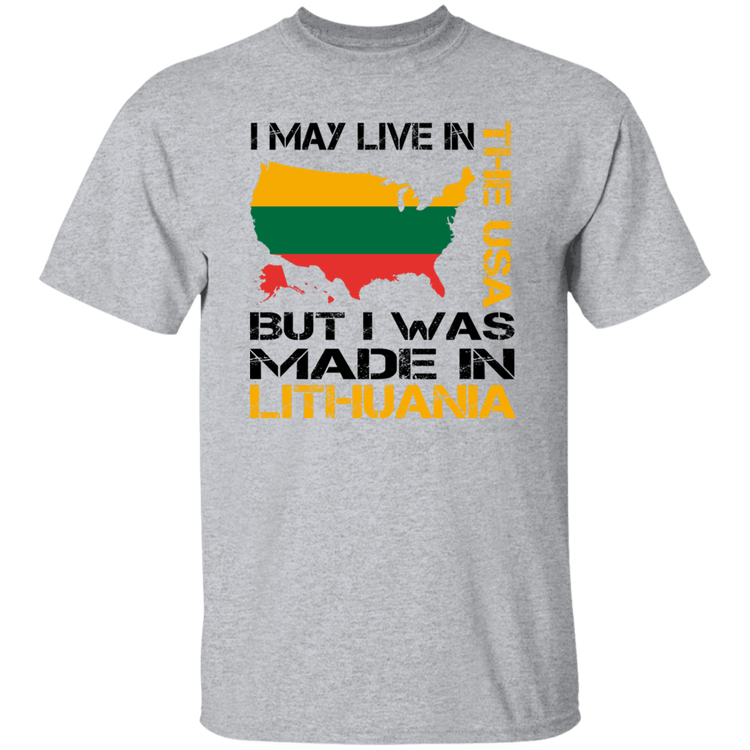 Made in Lithuania - Mens Classic Short Sleeve T-Shirt - Lithuania Strong