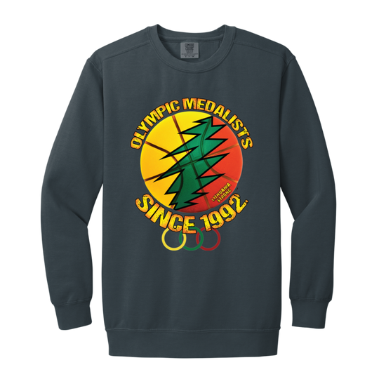 Olympic Medalists 92 -MenWomen Unisex Soft-Washed Crewneck Sweatshirt - Lithuania Strong
