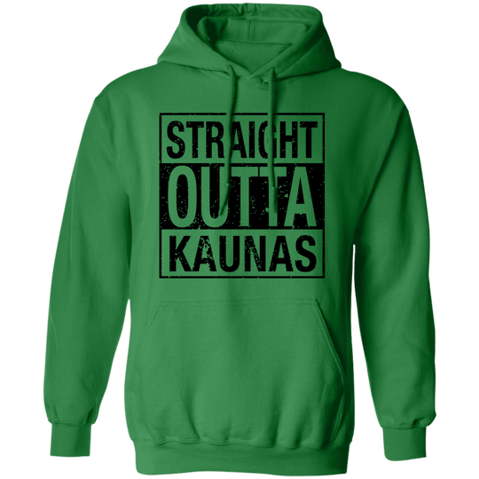 Straight Outta Kaunas - MenWomen Unisex Comfort Pullover Hoodie - Lithuania Strong