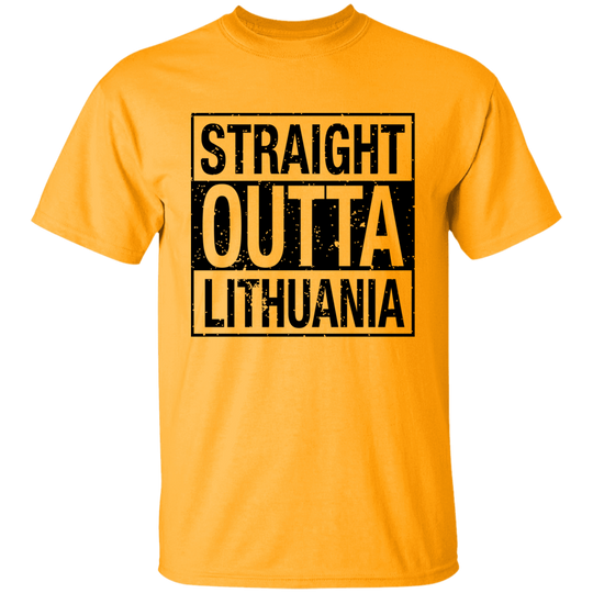 Straight Outta Lithuania - BoysGirls Youth Classic Short Sleeve T-Shirt - Lithuania Strong