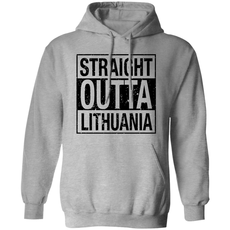 Straight Outta Lithuania - MenWomen Unisex Comfort Pullover Hoodie - Lithuania Strong
