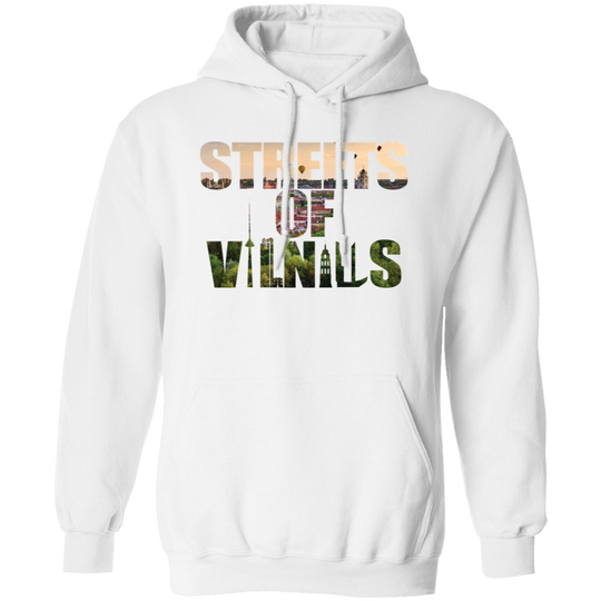 Streets of Vilnius - MenWomen Unisex Comfort Pullover Hoodie - Lithuania Strong