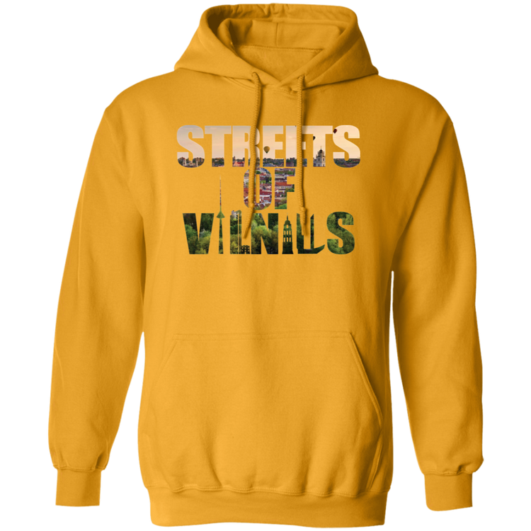 Streets of Vilnius - MenWomen Unisex Comfort Pullover Hoodie - Lithuania Strong