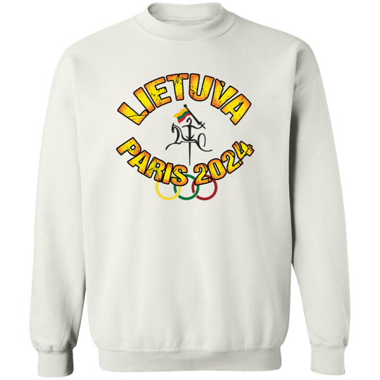 Team Lietuva 2024 Vytis - MenWomen Unisex Comfort Crewneck Pullover Sweatshirt - Lithuania Strong