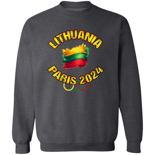 Team Lithuania 2024 Olympics - MenWomen Unisex Comfort Crewneck Pullover Sweatshirt - Lithuania Strong