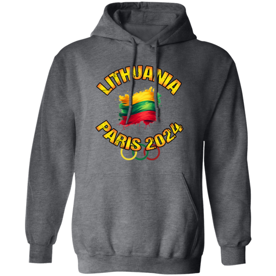 Team Lithuania 2024 Olympics - MenWomen Unisex Comfort Pullover Hoodie - Lithuania Strong