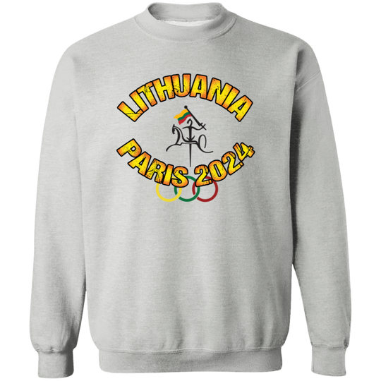 Team Lithuania 2024 Vytis - MenWomen Unisex Comfort Crewneck Pullover Sweatshirt - Lithuania Strong