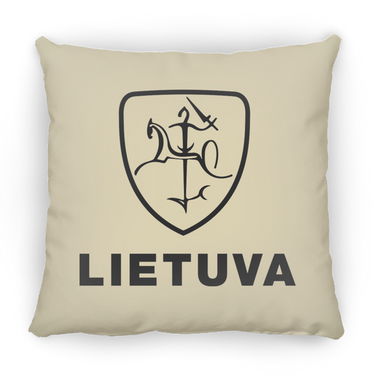Vytis Lietuva - Large Square Pillow - Lithuania Strong