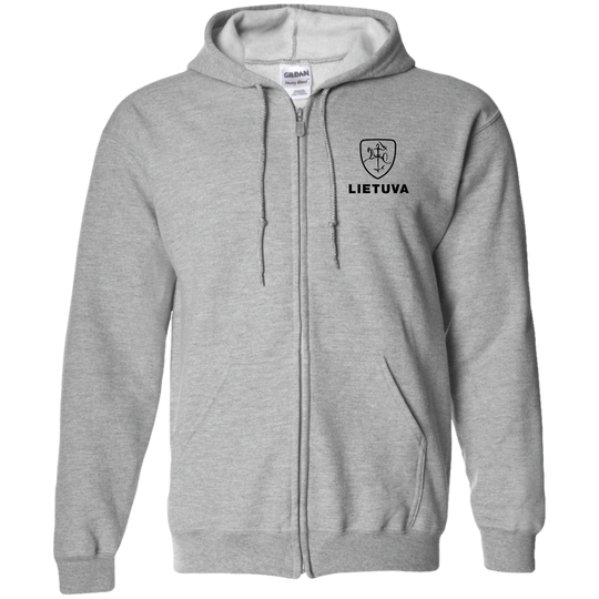 Vytis Lietuva - MenWomen Unisex Comfort Full-Zip Hoodie - Lithuania Strong