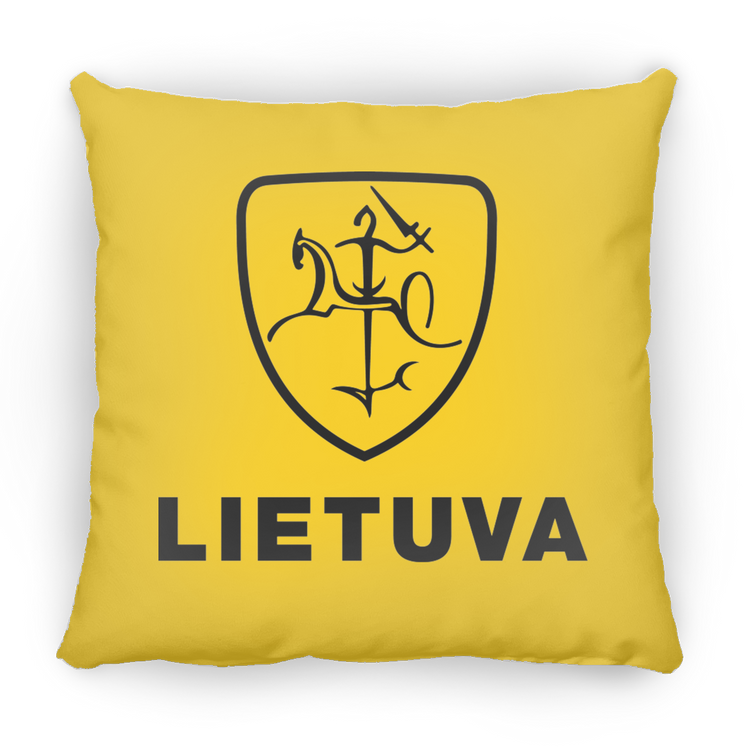 Vytis Lietuva - Small Square Pillow - Lithuania Strong