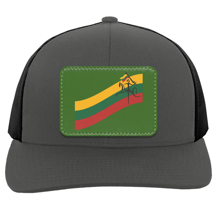 Vytis Swoosh - Trucker Snap Back - Rectangle Patch - Lithuania Strong