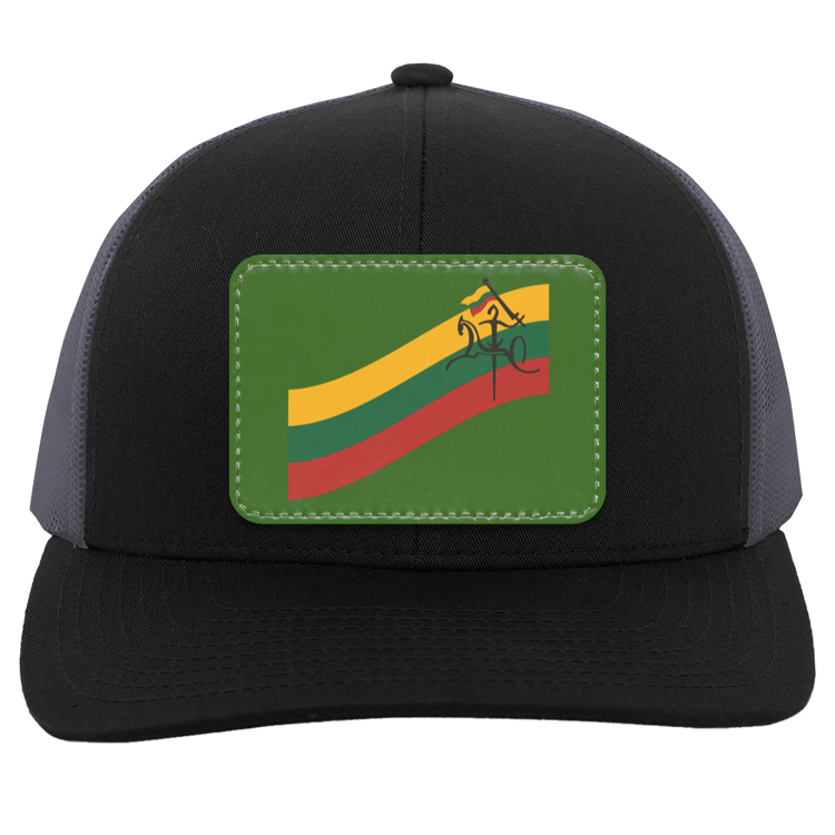 Vytis Swoosh - Trucker Snap Back - Rectangle Patch - Lithuania Strong