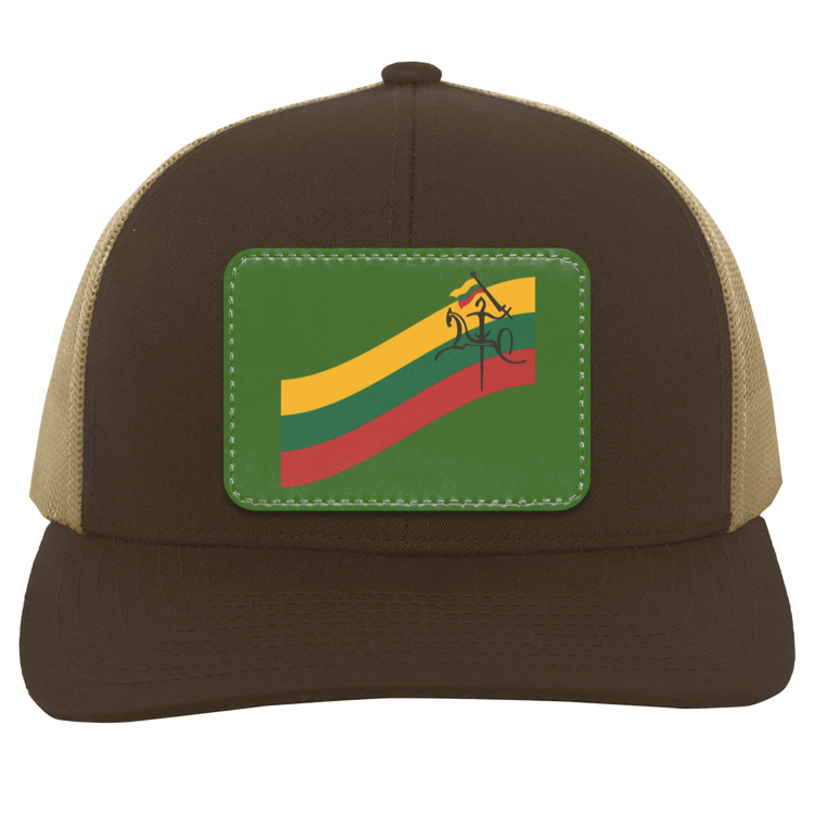 Vytis Swoosh - Trucker Snap Back - Rectangle Patch - Lithuania Strong