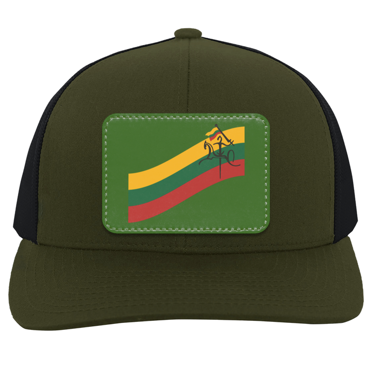 Vytis Swoosh - Trucker Snap Back - Rectangle Patch - Lithuania Strong