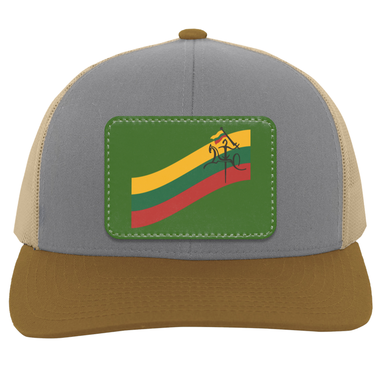 Vytis Swoosh - Trucker Snap Back - Rectangle Patch - Lithuania Strong