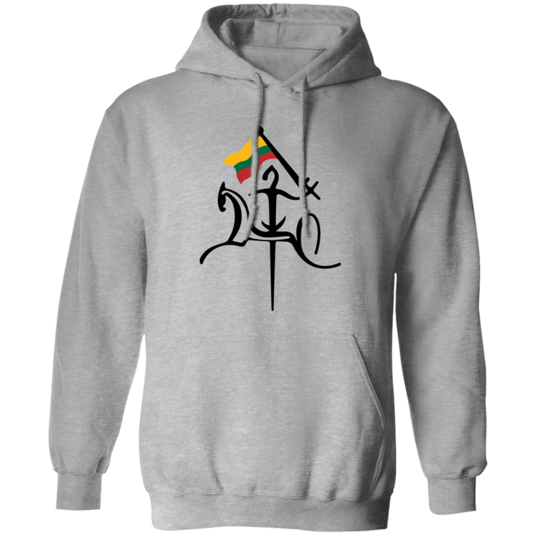 Vytis With Flag - MenWomen Unisex Comfort Pullover Hoodie - Lithuania Strong