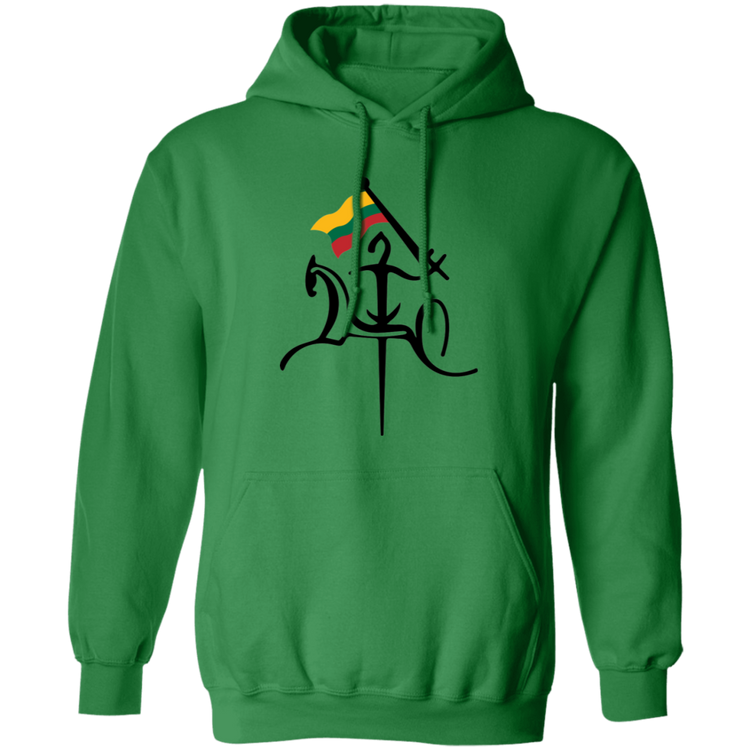Vytis With Flag - MenWomen Unisex Comfort Pullover Hoodie - Lithuania Strong