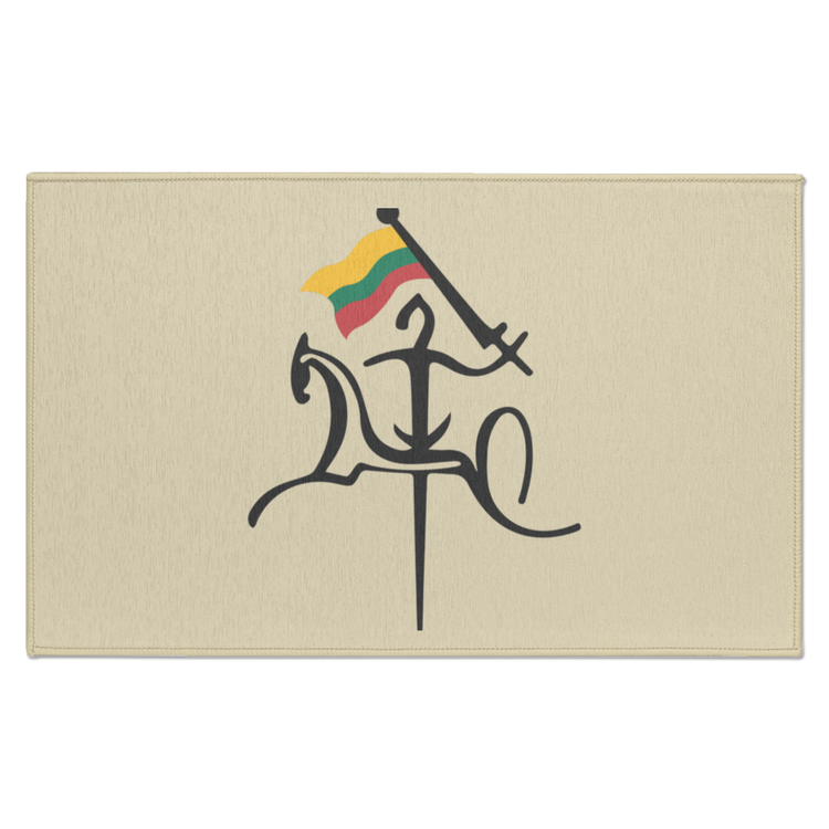 Vytis with Flag - Indoor Doormat - Lithuania Strong