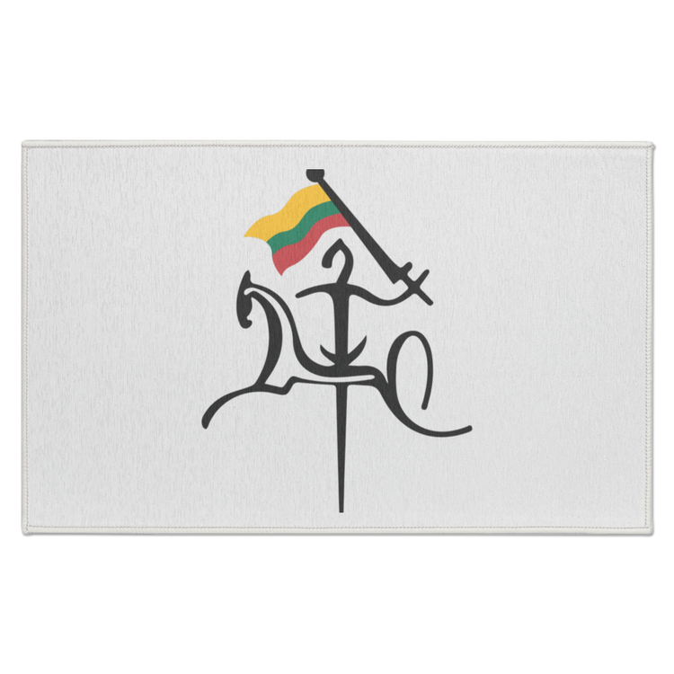 Vytis with Flag - Indoor Doormat - Lithuania Strong
