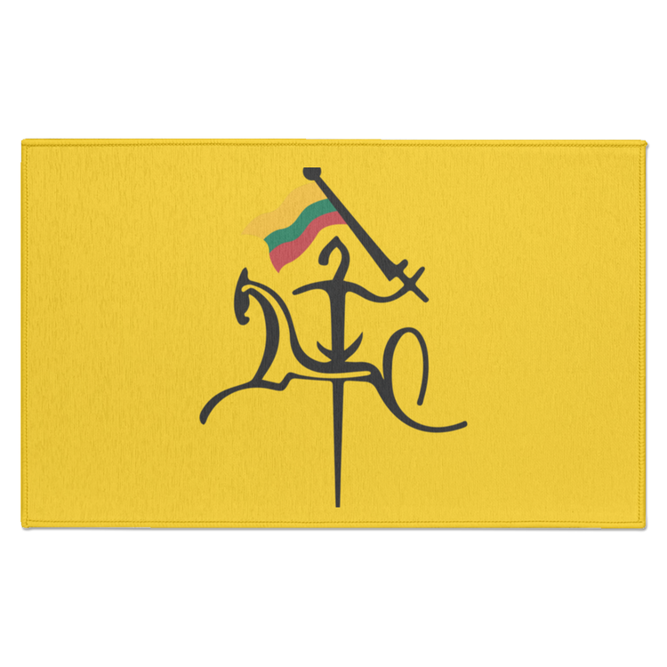 Vytis with Flag - Indoor Doormat - Lithuania Strong