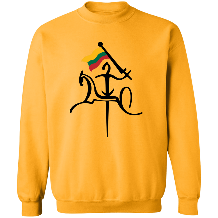 Vytis with Flag - MenWomen Unisex Comfort Crewneck Pullover Sweatshirt - Lithuania Strong