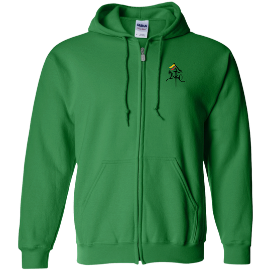 Vytis with Flag - MenWomen Unisex Comfort Full-Zip Hoodie - Lithuania Strong
