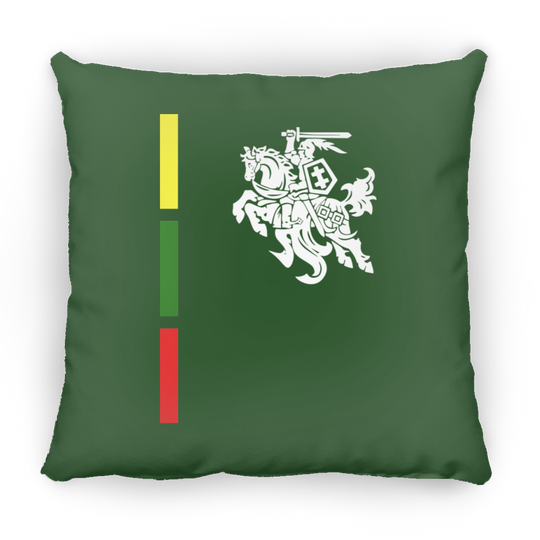 Warrior Vytis - Large Square Pillow - Lithuania Strong