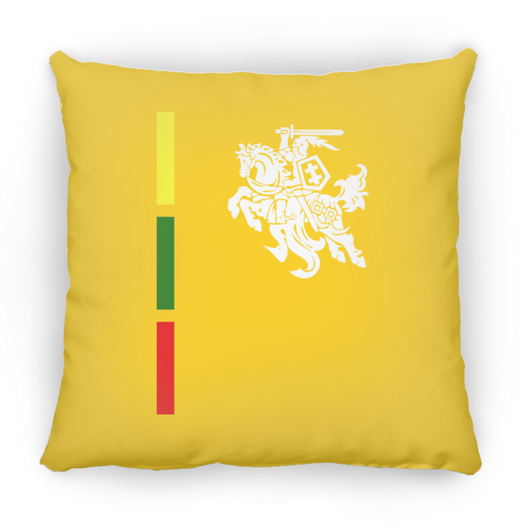 Warrior Vytis - Large Square Pillow - Lithuania Strong