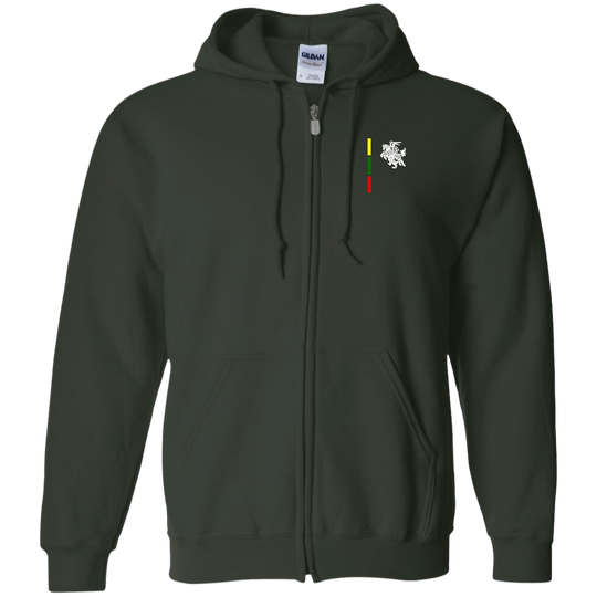 Warrior Vytis - MenWomen Unisex Comfort Full-Zip Hoodie - Lithuania Strong
