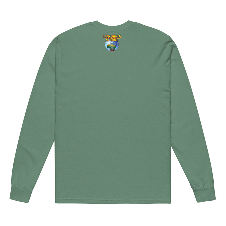 Lietuva Paris 2024 - Men/Women Unisex Soft-Washed Comfort Cotton Long Sleeve T-Shirt